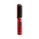 thumbnail image 1 of Cepillo alisador de pelo inalámbrico de cerámica con carga rápida USB y control inteligente de temperatura (rojo)., 1 of 5