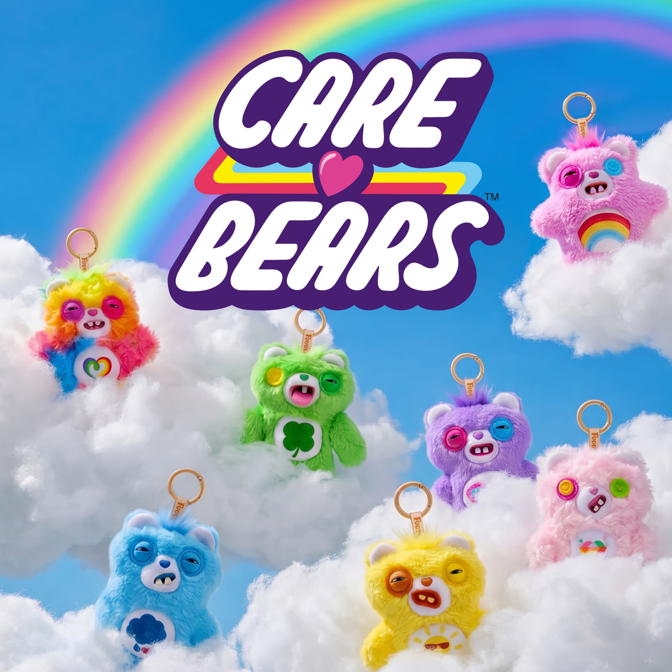 Fuggler ファグラー Care Bears キーホルダー 6種セット 【公式通販】