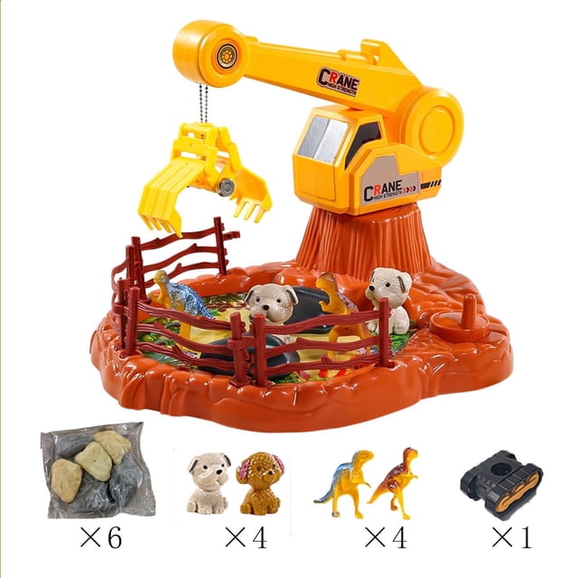 HaoXun Portable Dinosaur Claw Machine Game - Multicolor Mini Puzzle Activity Set for Indoor Entertainment and Gift Presentations