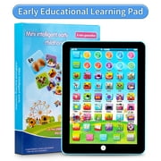 Hanmir Mini Intelligent Early Educational Learning Toy for Toddler Kids Tablet Touch Electronic Interactive Toy for Number Learning, Learning ABCs Spelling Animal Game Melodies Educational Toy