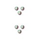 thumbnail image 1 of Eigraketly 3 piezas de botones de saxofón, botón de concha de trompeta, superficie lisa, patrón colorido, teclas de instrumento Musical de piedra Plata 2piezas Eigraketly CBP499226, 1 of 6
