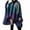 Purple, variant on 1PC Shawl Black Spandex Women's Travel Plaid Shawl Wraps Open Front Poncho Cape Warm Oversized Sweaters Casual Cardigan Shawls for Fall Winter
