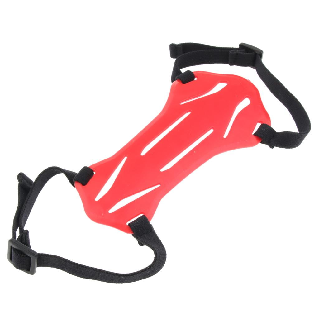 Archery Arm Guard Rubber 2 Straps Shoot Armband Recurve Bow String Safe