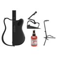 thumbnail image 1 of Guitarra sin cuerdas LAVA GENIE con funda de viaje negra con juego de micrófonos inalámbricos LAVA G, 1 of 9