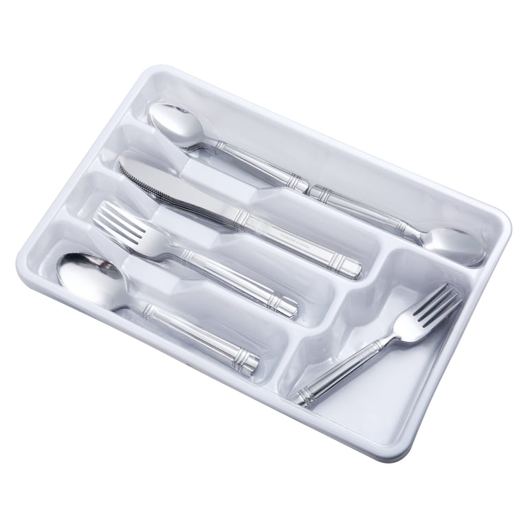 Mainstays Elena Stainless Steel 8-Compartment Kitchen Utensil