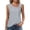 X-Gray, variant on Women's Sleeveless Tunic Tank Tops Button Eyelet Embroidery Casual Loose Fitting Summer Blouse Wine S