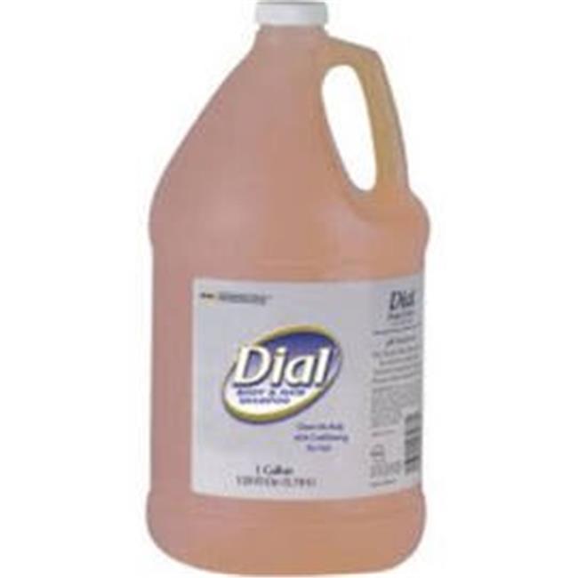 Dial 2340003986 1 gal Hair & Body Shampoo with Pump Case of 4