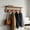 🔥 Brown, variant on YYV Wall-Mounted Hook Rack with Shelf Heavy-Duty Non-Rusting Coat Hat Towel Holder Includes Assembly Video Space-Saving Wall Organizer Practical Home Entryway Storage