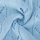 thumbnail image 5 of Playera Elvqul de Caballero Azul Celeste Casual de Color Sólido Manga Corta Solapa, 5 of 5