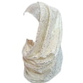 thumbnail image 2 of Gold Glitter Muslim Hijab Head Scarf, 2 of 2