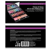 SHANY Classy & Sassy All-in-One Makeup Kit Makeup Set with Cosmetics Mirror, Makeup Applicators, 24 Eye Shadows Colors, 18 Lipstick Lip Glosses, 2 Blushes, and 1 Bronzer - Premium Giftable Packaging