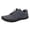 Dark Gray, variant on Womens Mens Wide Toe Hiking Barefoot Water Shoes Fleece Lined Warm Winter Snow Boots Waterproof Non Slip Outdoor Athletic Running Climbing Sneakers