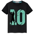 thumbnail image 2 of 2024 HOT Messi Ropa estampada para niños Verano Algodón Camiseta para niños Niñas Casual Manga corta Moda Camisas negras Ropa deportiva Top, 2 of 5
