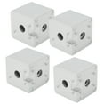 thumbnail image 4 of Uds bloque de conexión de ángulo recto perfiles de aluminio conector de ajuste suministros industriales estándar europeo 40 2 vías, 4 of 8