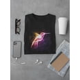 thumbnail image 3 of Cute Neon Hummingbird T-Shirt Men -Image by Shutterstock, Male Large, 3 of 4