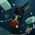 thumbnail image 3 of DistinctInk Tough Case for Apple iPhone 14 PRO (6.1" Screen), Compatible with MagSafe Charging - Heaven Doesn't Ignore Cries Of Broken Heart, 3 of 6
