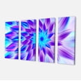 thumbnail image 2 of Exotic Blue Flower Petals - Floral Canvas Art Print, 2 of 3