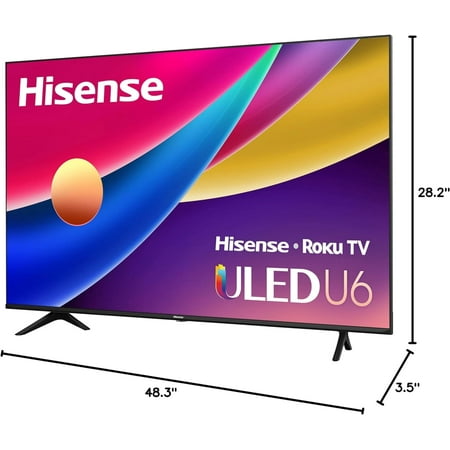 Hisense - 55" Class U6GR Series Quantum ULED 4K UHD Smart Roku TV
