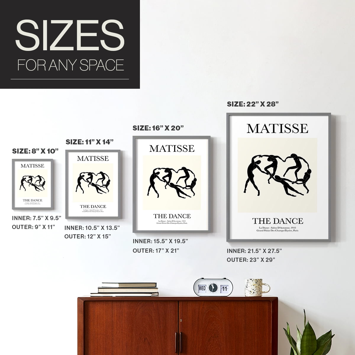 Matisse XCVII Framed Print - Solid Wood