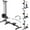 Black, variant on Towallmark 2 in 1 Rowing & Cable Machine, LAT Pull Down with Adjustable Weight and Seat, 13 height choices and 265 LBS Weight Capacity