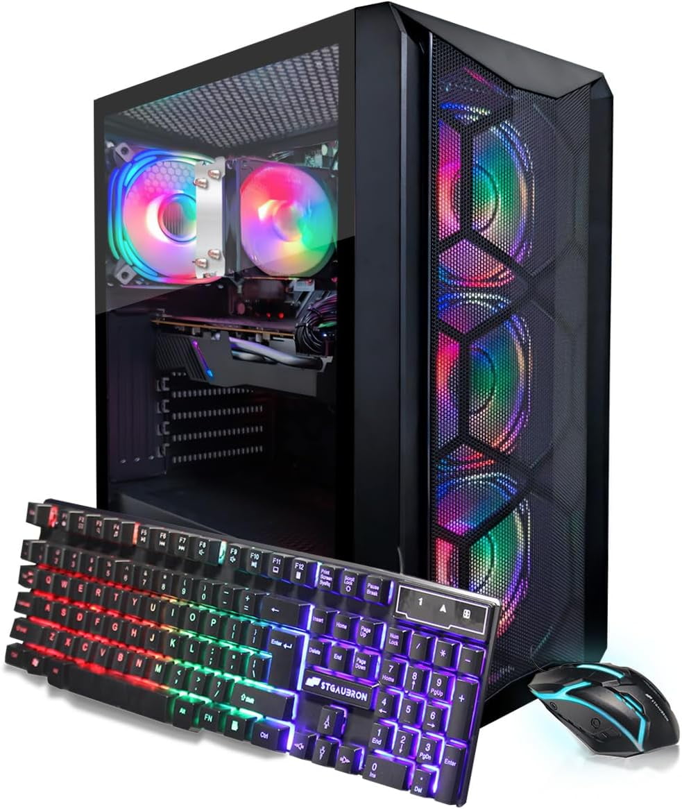 MXZ Gaming PC Computer AMD Ryzen 5 3600 3.6GHz,GeForce RTX2060