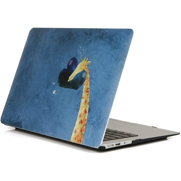 Coque MacBook Air 13, coque caoutchoutée lisse YMIX [grain de bois] Coque  rigide de protection pour Apple MacBook Air 13,3 pouces 