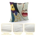 thumbnail image 4 of Qinduosi Soft Throw Pillow Covers Abstract Art Embroidery Square Cushion Cover Outdoor Balcony Pillow Cases for for Sofa Living Room and Bed White, 4 of 5