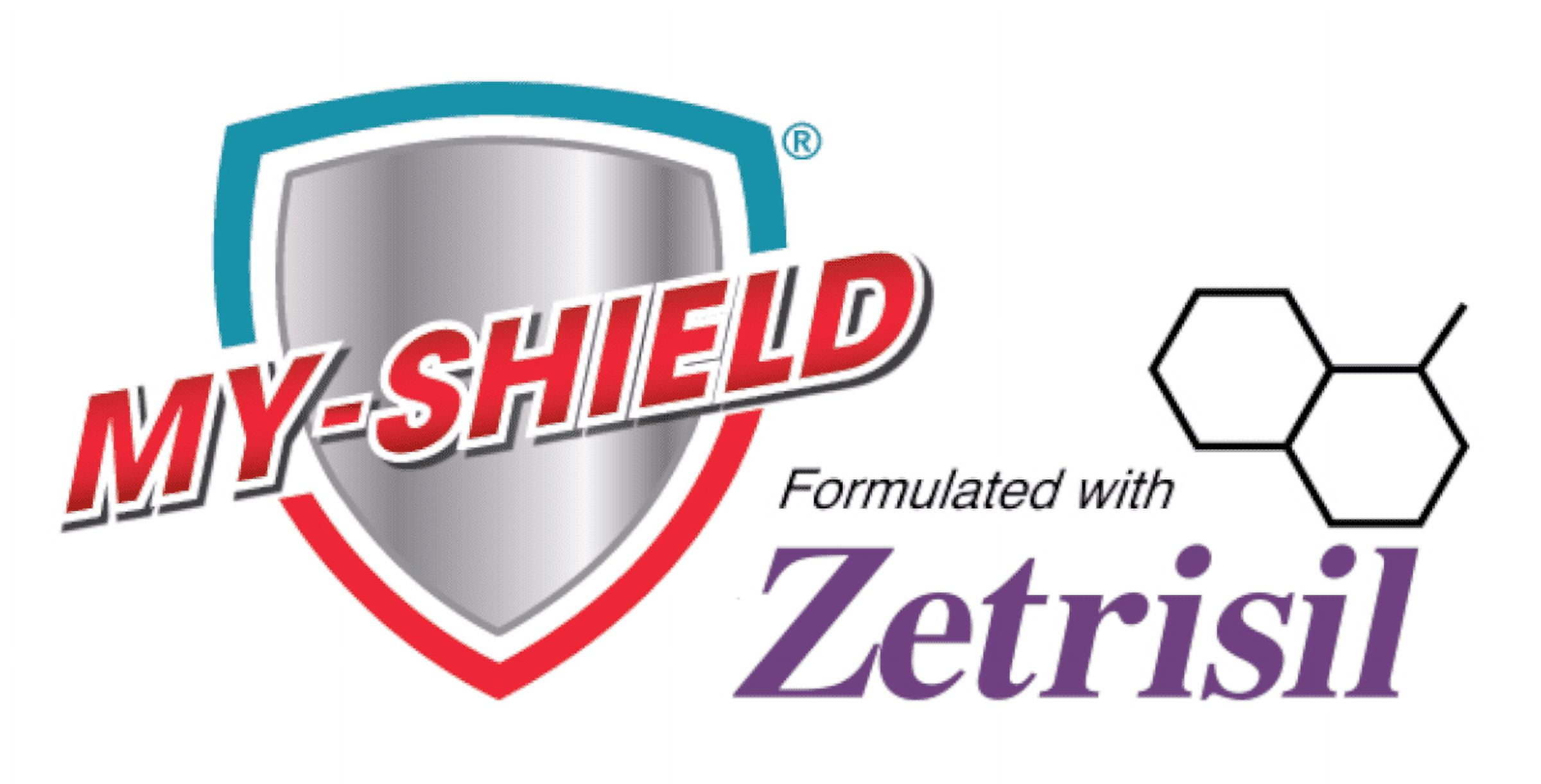 My-shield Hand Sanitizer Gel Packs for Kids With Silicone Holder, 6 X (3-pack of 1 oz bottles) Alcohol-Free, Lasting Protection. Kills 99.9% of Germs. With Aloe Vera. Formulated w/Zetrisil