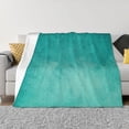 thumbnail image 1 of Fotbe Teal Turquoise1 Manta de Franela con Estampado, Manta Ultrasuave para Cama, Sofá, Auto, Hipoalergénica y Antibolitas-40"x30", 1 of 6