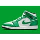 thumbnail image 1 of N I-K-E A i r-Jor-dan 1 Retro Mid Lucky Green White Black DQ8426-301 Men's, 1 of 6