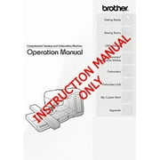 Angle View: Brother NC21SE Sewing Embroidery Machine Owners Instruction Manual