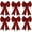 Red/Black, variant on 6PCS Christmas Bows Buffalo Plaid Bows White and Black Bows Fall and Winter Indoor and Outdoor Decoration