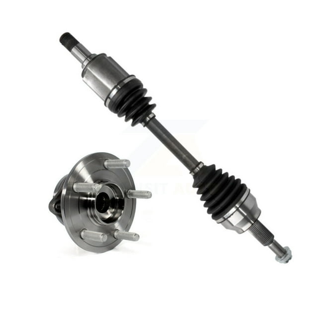 Kugel Front Left (Driver Side) CV Axle Drive Shaft and Complete Wheel Hub Bearing Assembly Kit for Car Jeep Grand Cherokee Dodge Durango WK KN7-100105