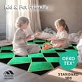 thumbnail image 4 of ODIKA 4'x6' Machine Washable Non-Slip Area Rug, Geometric Abstract Modern Art Floor High Traffic Rug, Green, 147088, 4 of 7