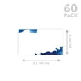 thumbnail image 5 of Koyal Wholesale Ombre Blue Watercolor Place Cards for Wedding Party Tables, Seating Place Cards for Holders, 60 Pack, 5 of 5