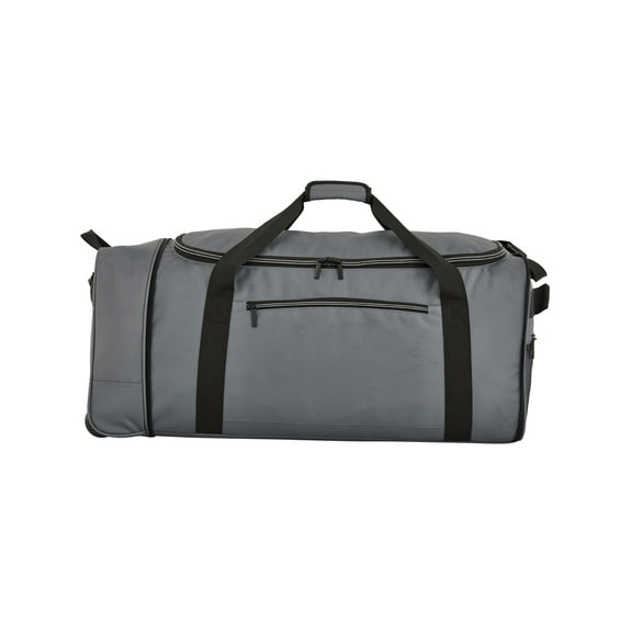 Protégé 32" Collapsible Rolling Duffel for Travel, Gray