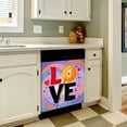 thumbnail image 3 of Colorful Love Heart Art-2 Dishwasher Magnet Cover Decorative Sticker for Home Cabinet Kitchen 23" x26", 3 of 5