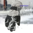 thumbnail image 4 of Kids Winter Cold Weather Ski Gloves Boy-Girl Warm Windproof Snow Gloves Grey 4-7 Years, 4 of 8