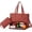 brown, variant on Storage Laptop Bag with Insulated Lunch Compartment for Women Large Lunch Bag PU Leather Laptop Storage Bag Waterproof