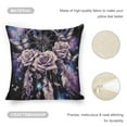thumbnail image 4 of Dreamcatcher rose butterfly Linen toss pillowcase Decoration pillowcase Gift preferred 18x18" Cushion cover 4 set Sofa pillowcase Sofa bedroom living room car, 4 of 8