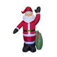 thumbnail image 3 of segolike Christmas Inflatable Santa Claus Decoration Large Inflatable Figure with Lights Xmas Decor for Backyard Outside Lawn Vacation 2.4m, 3 of 9