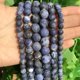 thumbnail image 3 of Cuentas de piedra mate natural pulidas con acabado mate, jaspe cebra rosa, ágatas, jades, howlitas, cuentas minerales para hacer joyas, pulseras DIY de 15'', 3 of 5
