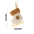 thumbnail image 3 of PALIFEUR Christmas Stockings Hanging, Xmas Small Stockings Christmas Decorations, Cute Personalized Christmas Stockings Pendant for Christmas Tree Decorations, 3.4x4 Inch, 3 of 7