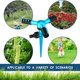 thumbnail image 3 of Regadera eléctrica de 2 l, pulverizador eléctrico para plantas de jardín, regadera automática con pico ajustable para riego de jardines interiores y exteriores (rosa), 3 of 4