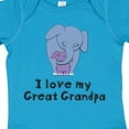 thumbnail image 4 of Inktastic I Love My Great Grandpa Elephant Boys or Girls Baby Bodysuit, 4 of 5