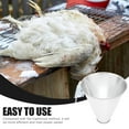 Kuyiluo Coneshaped Funnel Chicken Bleeding Funnel Stainless Steel Cone