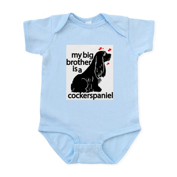 CafePress - My Big Brother...' Infant Bodysuit - Baby Light Bodysuit, Size Newborn - 24 Months