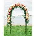thumbnail image 3 of ATR ART to REAL 78"H x 45"W Garden Arch Trellis,Adjustable Metal Arbor Trellis for Climbing Plants or Wedding Decor, 3 of 9