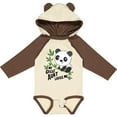 thumbnail image 3 of Inktastic My Great Aunt Loves Me- Cute Panda Boys or Girls Long Sleeve Baby Bodysuit, 3 of 5