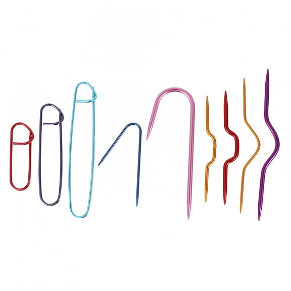 BESTSKY Knitting Tools for Beginners Knitting Tool Set Aluminum 9Pcs